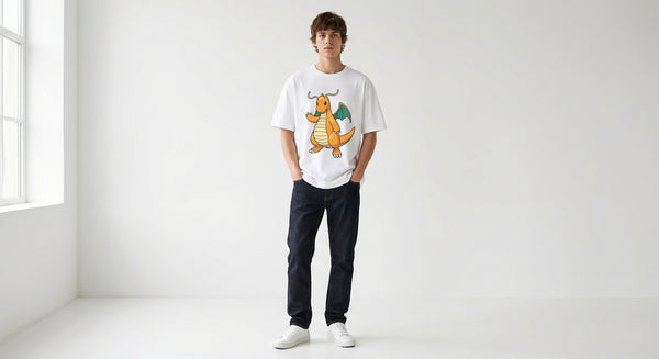 Dragonite White Model Front