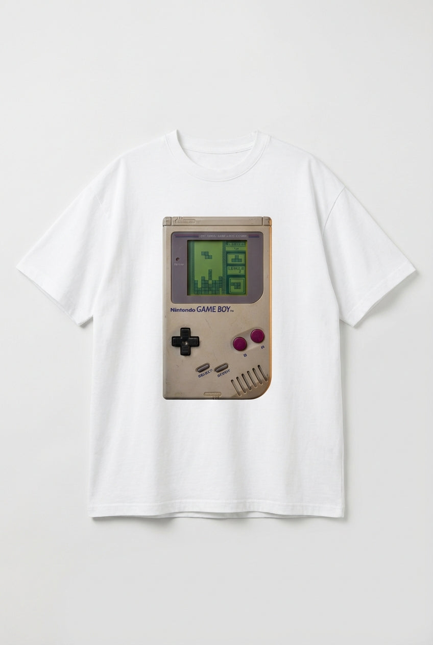 Gameboy White Flatlay Front
