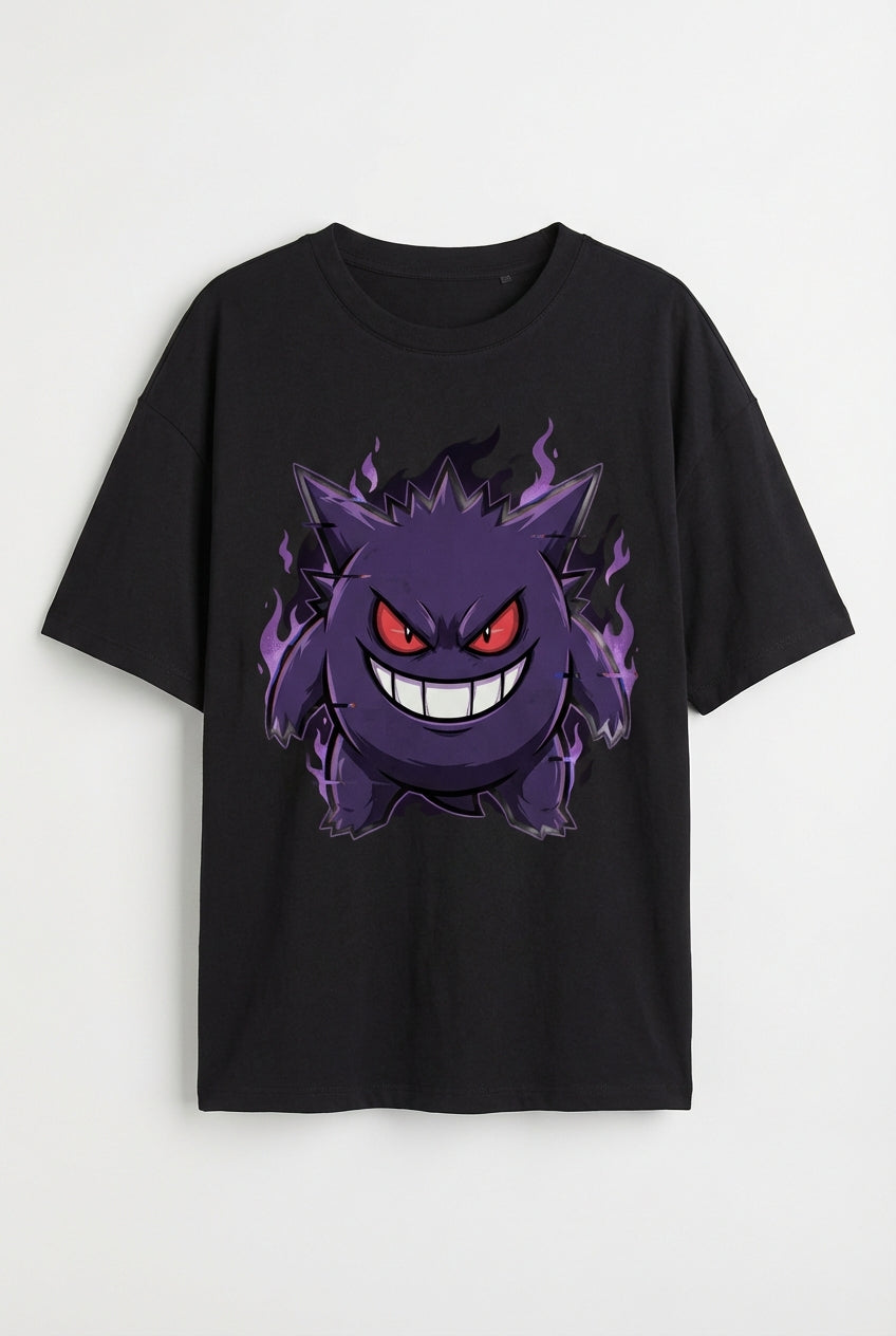 Gengar Black Flatlay Front