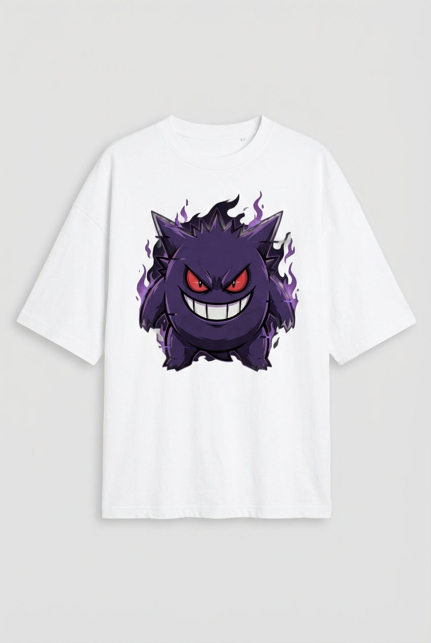 Gengar White Flatlay Front