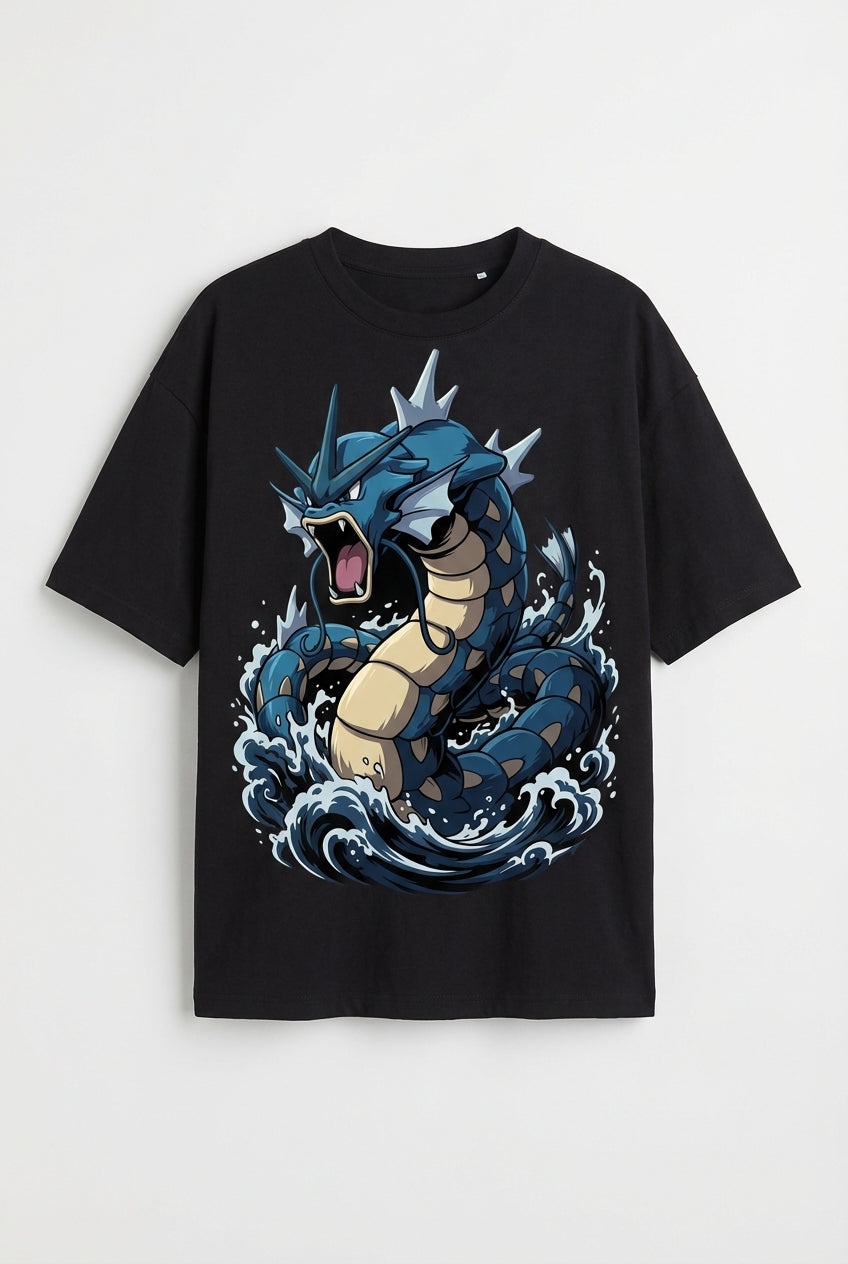 Gyarados Black Flatlay Front