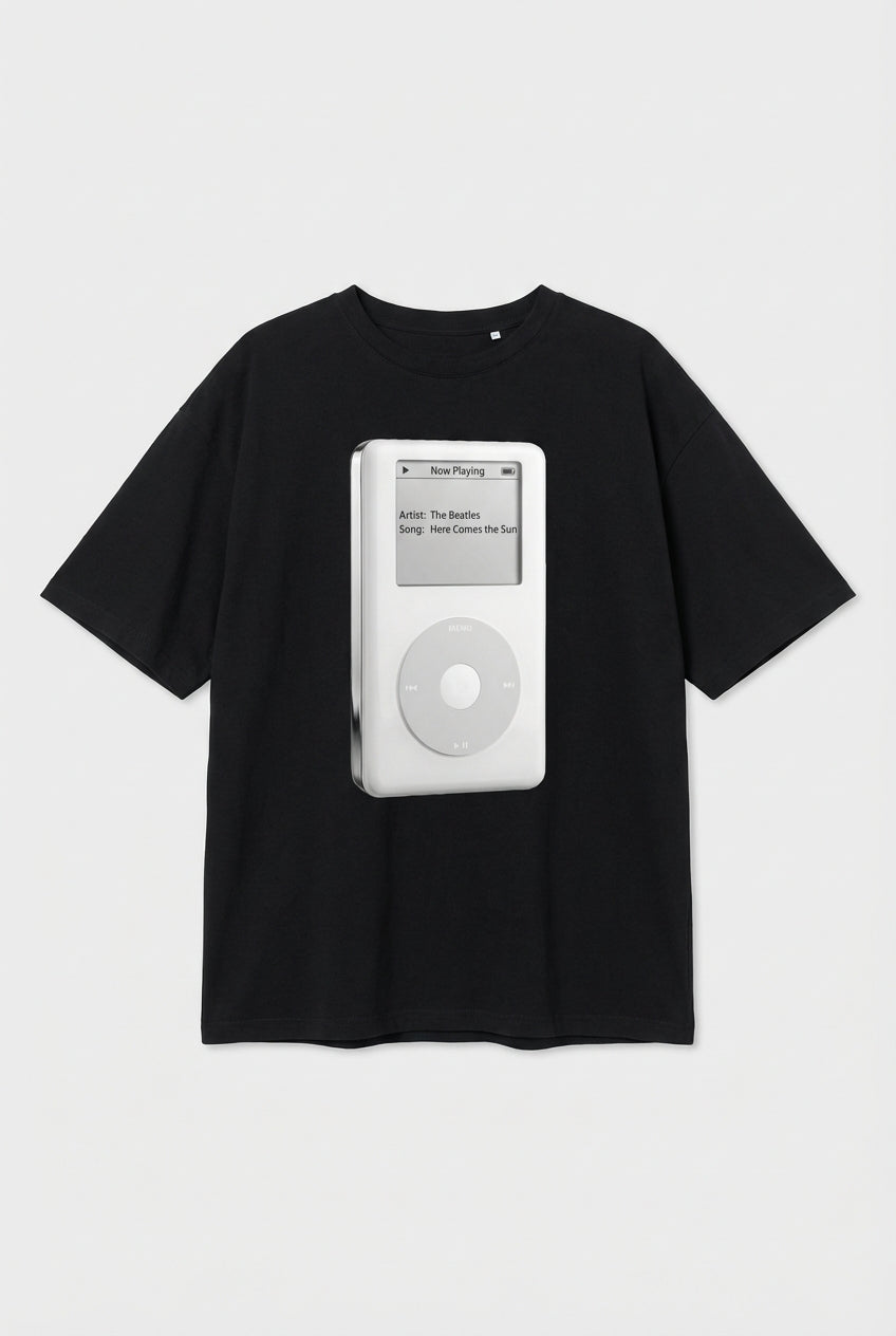 Ipod Black Flatlay Front