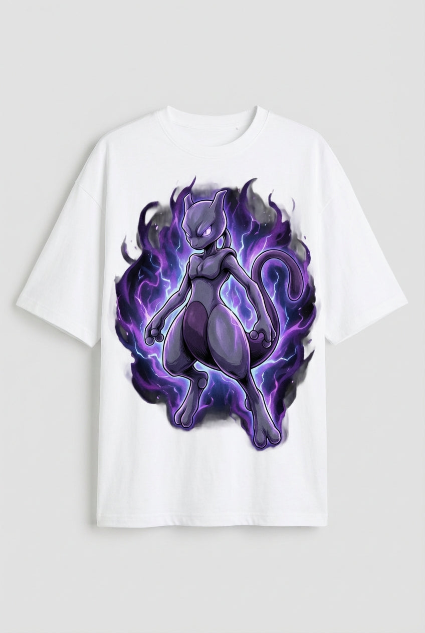 Mewtwo White Flatlay Front