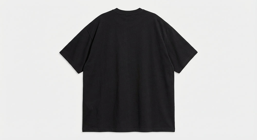 Pikachu Black Flatlay Back