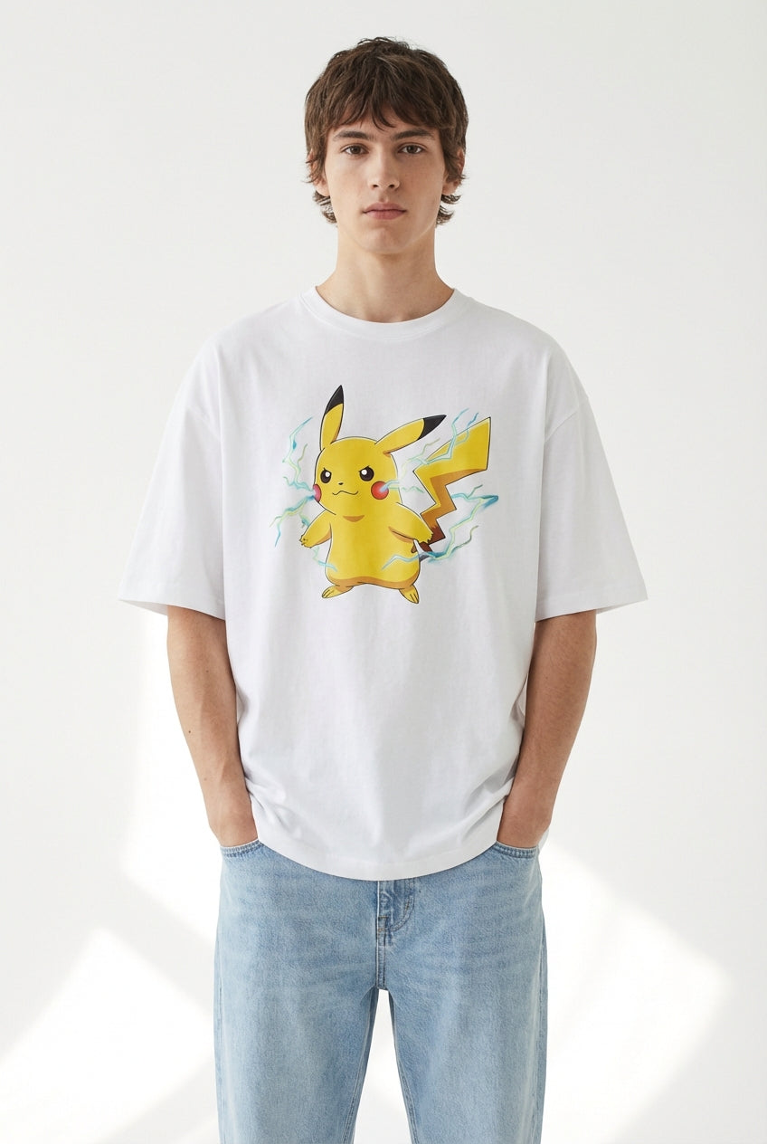 Pikachu White Model Front
