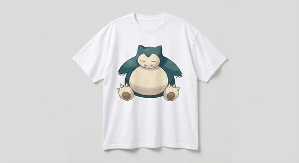 Snorlax White Flatlay Front